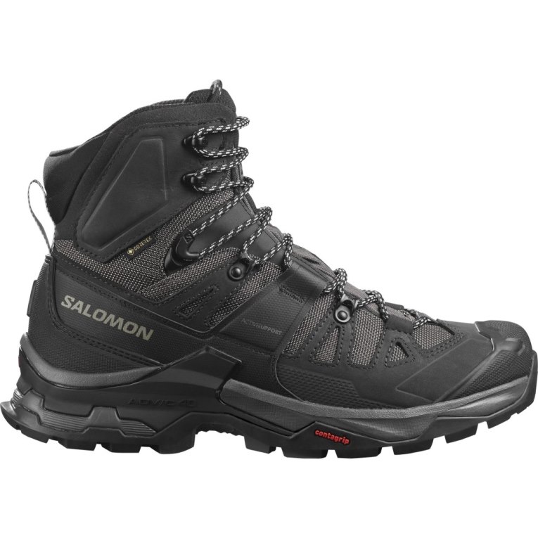 Botas Caminhada Salomon Quest 4 GTX Masculino Pretas | PT M02356